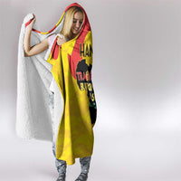 Hands Off Traore Burkina Faso Africa Hooded Blanket