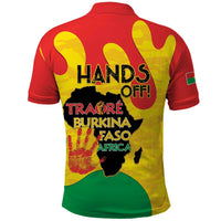 Hands Off Traore Burkina Faso Africa Polo Shirt