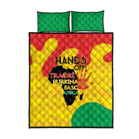 Hands Off Traore Burkina Faso Africa Quilt Bed Set