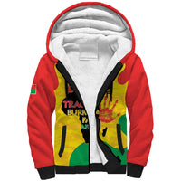 Hands Off Traore Burkina Faso Africa Sherpa Hoodie