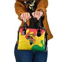 Hands Off Traore Burkina Faso Africa Shoulder Handbag