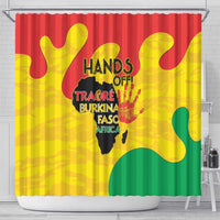 Hands Off Traore Burkina Faso Africa Shower Curtain