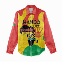 Hands Off Traore Burkina Faso Africa Women Casual Shirt