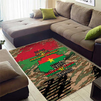 Burkina Faso Military Area Rug Bravo Caption Traore! Viva Burkina Faso Nation!