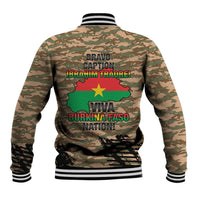 Burkina Faso Military Baseball Jacket Bravo Caption Traore! Viva Burkina Faso Nation!