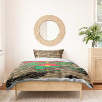 Burkina Faso Military Bedding Set Bravo Caption Traore! Viva Burkina Faso Nation!