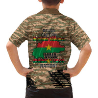 Burkina Faso Military Family Matching Puletasi and Hawaiian Shirt Bravo Caption Traore! Viva Burkina Faso Nation!