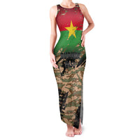 Burkina Faso Military Family Matching Tank Maxi Dress and Hawaiian Shirt Bravo Caption Traore! Viva Burkina Faso Nation!
