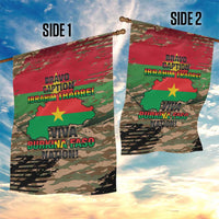 Burkina Faso Military Garden Flag Bravo Caption Traore! Viva Burkina Faso Nation!