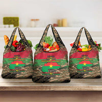 Burkina Faso Military Grocery Bag Bravo Caption Traore! Viva Burkina Faso Nation!