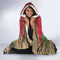 Burkina Faso Military Hooded Blanket Bravo Caption Traore! Viva Burkina Faso Nation!
