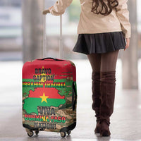 Burkina Faso Military Luggage Cover Bravo Caption Traore! Viva Burkina Faso Nation!