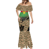 Burkina Faso Military Mermaid Dress Bravo Caption Traore! Viva Burkina Faso Nation!