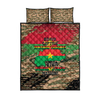 Burkina Faso Military Quilt Bed Set Bravo Caption Traore! Viva Burkina Faso Nation!