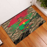 Burkina Faso Military Rubber Doormat Bravo Caption Traore! Viva Burkina Faso Nation!