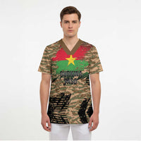 Burkina Faso Military Scrub Top Bravo Caption Traore! Viva Burkina Faso Nation! - Wonder Print Shop