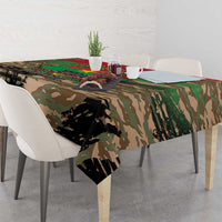 Burkina Faso Military Tablecloth Bravo Caption Traore! Viva Burkina Faso Nation!