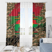 Burkina Faso Military Window Curtain Bravo Caption Traore! Viva Burkina Faso Nation!