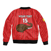 Custom Guinea Football Bomber Jacket Allez Syli National - Wonder Print Shop