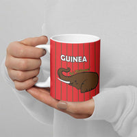 Custom Guinea Football Ceramic Mug Allez Syli National - Wonder Print Shop