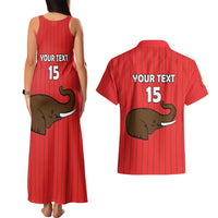 Custom Guinea Football Couples Matching Tank Maxi Dress and Hawaiian Shirt Allez Syli National - Wonder Print Shop