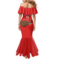 Custom Guinea Football Family Matching Mermaid Dress and Hawaiian Shirt Allez Syli National - Wonder Print Shop