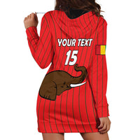Custom Guinea Football Hoodie Dress Allez Syli National - Wonder Print Shop