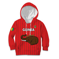 Custom Guinea Football Kid Hoodie Allez Syli National - Wonder Print Shop