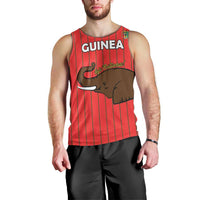 Custom Guinea Football Men Tank Top Allez Syli National - Wonder Print Shop