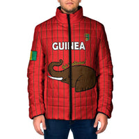 Custom Guinea Football Padded Jacket Allez Syli National - Wonder Print Shop