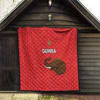 Guinea Football Quilt Allez Syli National - Wonder Print Shop