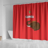 Guinea Football Shower Curtain Allez Syli National - Wonder Print Shop