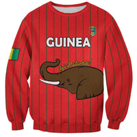 Custom Guinea Football Sweatshirt Allez Syli National - Wonder Print Shop