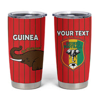 Custom Guinea Football Tumbler Cup Allez Syli National - Wonder Print Shop