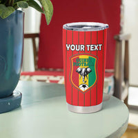 Custom Guinea Football Tumbler Cup Allez Syli National - Wonder Print Shop
