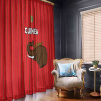 Guinea Football Window Curtain Allez Syli National - Wonder Print Shop