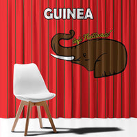 Guinea Football Window Curtain Allez Syli National - Wonder Print Shop