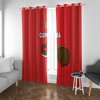 Guinea Football Window Curtain Allez Syli National - Wonder Print Shop