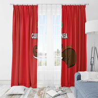 Guinea Football Window Curtain Allez Syli National - Wonder Print Shop