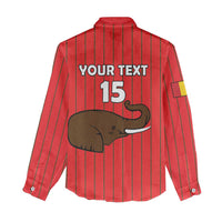 Custom Guinea Football Women Casual Shirt Allez Syli National - Wonder Print Shop