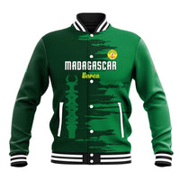 Custom Madagascar Football Baseball Jacket Go Barea - Wonder Print Shop