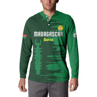 Custom Madagascar Football Button Sweatshirt Go Barea - Wonder Print Shop