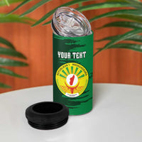 Custom Madagascar Football 4 in 1 Can Cooler Tumbler Go Barea - Wonder Print Shop