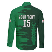 Custom Madagascar Football Family Matching Long Sleeve Bodycon Dress and Hawaiian Shirt Go Barea - Wonder Print Shop