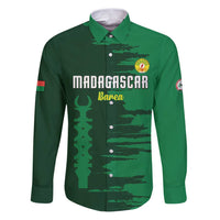 Custom Madagascar Football Family Matching Puletasi and Hawaiian Shirt Go Barea - Wonder Print Shop