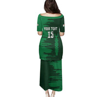 Custom Madagascar Football Family Matching Puletasi and Hawaiian Shirt Go Barea - Wonder Print Shop