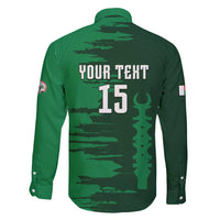 Custom Madagascar Football Family Matching Short Sleeve Bodycon Dress and Hawaiian Shirt Go Barea - Wonder Print Shop