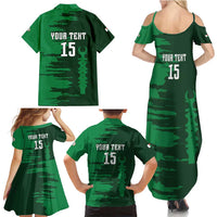 Custom Madagascar Football Family Matching Summer Maxi Dress and Hawaiian Shirt Go Barea - Wonder Print Shop