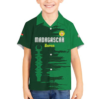 Custom Madagascar Football Family Matching Summer Maxi Dress and Hawaiian Shirt Go Barea - Wonder Print Shop