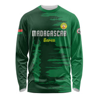 Custom Madagascar Football Long Sleeve Shirt Go Barea - Wonder Print Shop